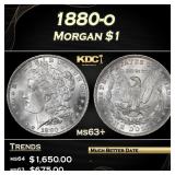 1880-o Morgan Dollar $1 ms63+ SEGS