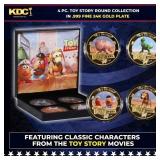 4 Coin Toy Story Gold Plated Round Collection In C