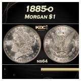 1885-o Morgan Dollar $1 Grades ms64