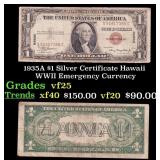 1935A $1 Silver Certificate Hawaii WWII Emergency