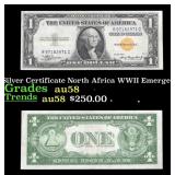 1935A $1 Silver Certificate North Africa WWII Emer