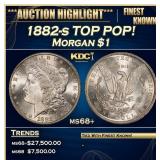 1882-s Morgan Dollar TOP POP! $1 ms68+ SEGS