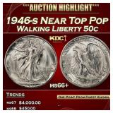 1946-s Walking Liberty Half Dollar Near Top Pop 50