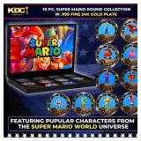 10 Coin Super Mario World Gold Plated Round Collec