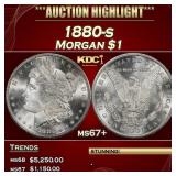 1880-s Morgan Dollar $1 ms67+ SEGS