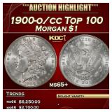 1900-o/cc Top 100 Morgan Dollar $1 ms65+ SEGS