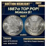 1887-o Morgan Dollar TOP POP! $1 ms66+ SEGS