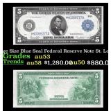1914 $5 Large Size Blue Seal Federal Reserve Note