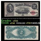 1917 $2 Large Size Legal Tender Note Thomas Jeffer