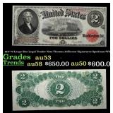 1917 $2 Large Size Legal Tender Note Thomas Jeffer