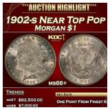 1902-s Morgan Dollar Near Top Pop $1 ms66+ SEGS