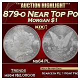 1879-o Morgan Dollar Near Top Pop! $1 ms64 PL SEGS
