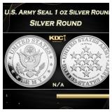 U.S. Army Seal 1 oz Silver Round Round
