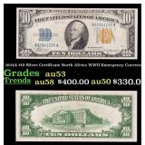 1934A $10 Silver Certificate North Africa WWII Eme