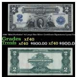 1899 $2 Large Size Silver Certificate "Mini-Portho
