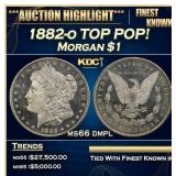 1882-o Morgan Dollar TOP POP! $1 ms66 dmpl SEGS