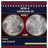 1878-s Morgan Dollar $1 ms66 SEGS