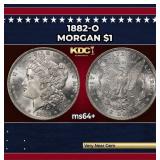 1882-o Morgan Dollar $1 Grades ms64+