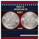 1904-o Morgan Dollar $1 Grades ms63+