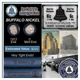 Buffalo Nickel Shotgun Roll in Old Bank Style 