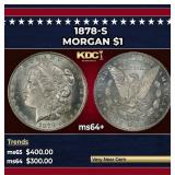 1878-s Morgan Dollar $1 Grades ms64+