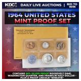 1964 United States Mint Silver Proof Set In Origin