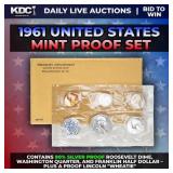 1961 United States Mint Silver Proof Set In Origin
