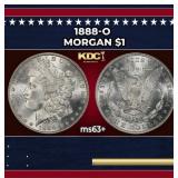 1888-o Morgan Dollar $1 Grades ms63+