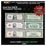 Small Size 1928 Currency Set 1928 $1 "Funnyback",