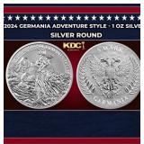 2024 Germania Adventure Style - 1 oz Silver Round