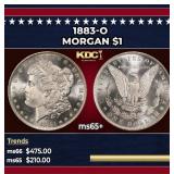 1883-o Morgan Dollar $1 Grades ms65+