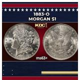 1883-o Morgan Dollar $1 Grades ms63+