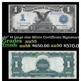 1899 $1 large size Silver Certificate "Black Eagle
