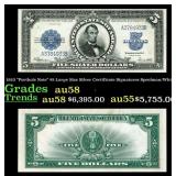1923 $5 Large Size Silver Certificate "Porthole No