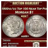 1900-o/cc Top 100 Morgan Dollar Near Top Pop $1 ms