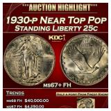 1930-p Standing Liberty Quarter Near Top Pop 25c m