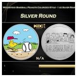 Woodstock Baseball Peanuts Colorized Style - 1 oz