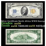 1934A $10 Silver Certificate North Africa WWII Eme