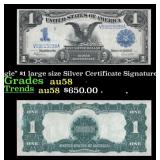 1899 $1 large size Silver Certificate "Black Eagle