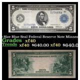 1914 $5 Large Size Blue Seal Federal Reserve Note