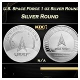 U.S. Space Force 1 oz Silver Round Round