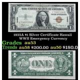 1935A $1 Silver Certificate Hawaii WWII Emergency