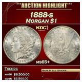 1888-s Morgan Dollar $1 ms65+ SEGS
