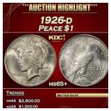1926-d Peace Dollar $1 ms65+ SEGS