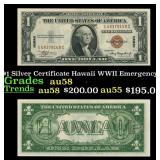 1935A $1 Silver Certificate Hawaii WWII Emergency