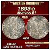 1893-o Morgan Dollar $1 au58 SEGS