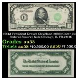 1934A $1000 Green Seal Federal Reserve Note Presid
