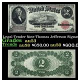 1917 $2 Large Size Legal Tender Note Thomas Jeffer