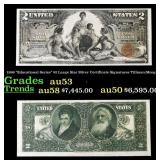 1896 $2 Large Size Silver Certificate "Educational