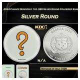 2024 Chance Monopoly 1oz .999 Silver Round Coloriz